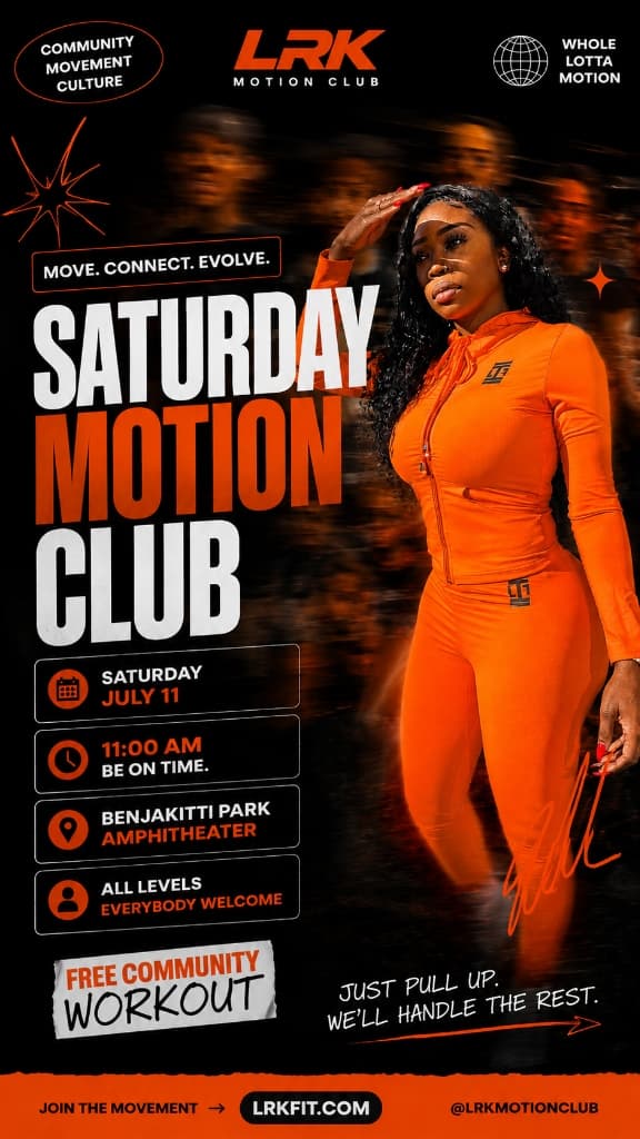 Saturday Motion Club Flyer
